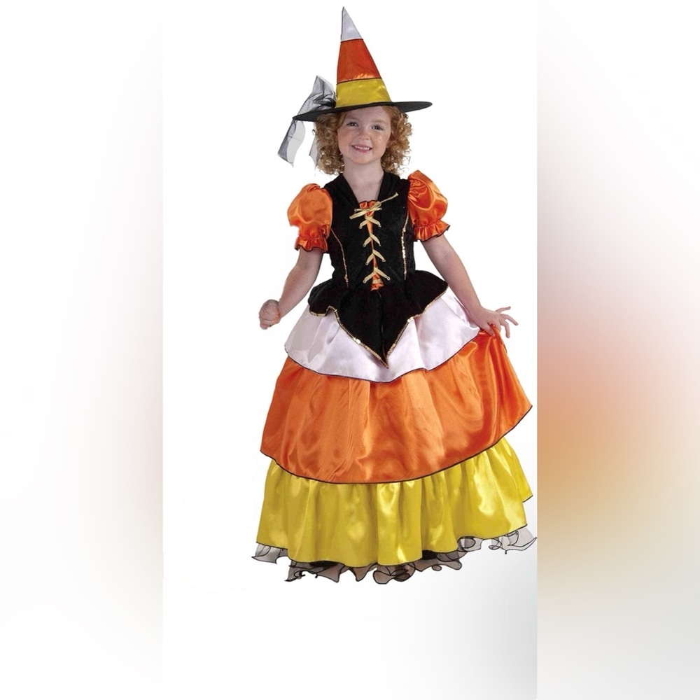 Kid’s candy corn costume dress